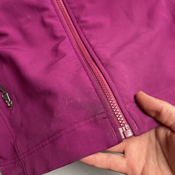 Patagonia Women L Soft Shell Jacket Fleece Purple Outdoor Hiking Jacket **READ** - Picture 10 of 16